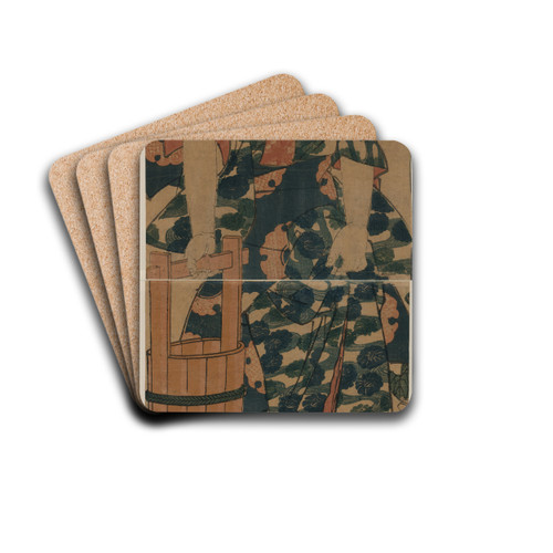 Kaga no Chiyojo by Keisai Eisen Drink Coasters - set of 4