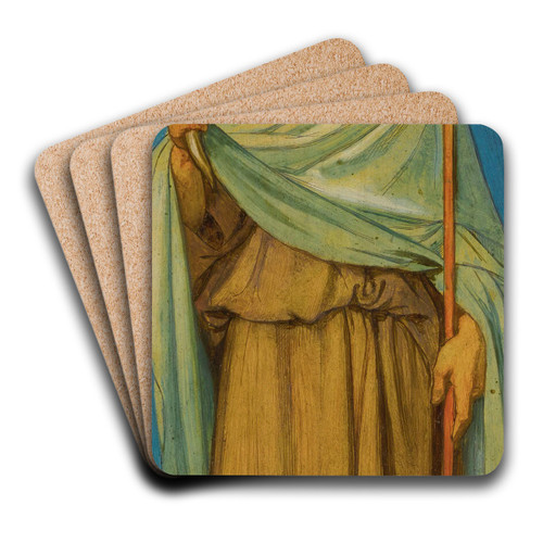 Samuel by Jean-Hippolyte Flandrin Art Drink Coaster set