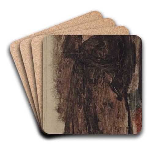 Portrait de Victor Hugo by Jules Bastien-Lepage Art Drink Coaster set