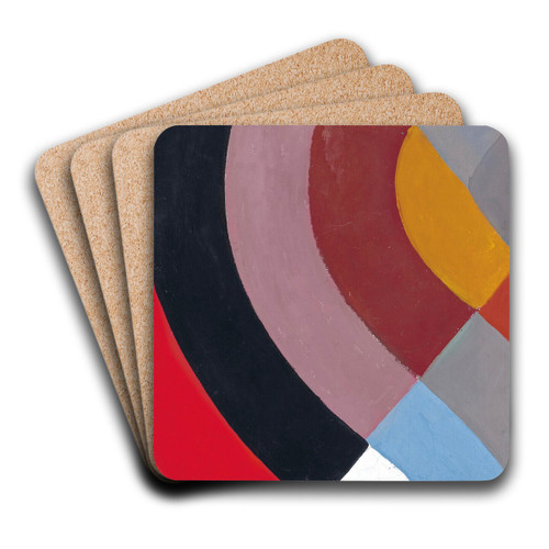Rythme sans fin by Robert Delaunay Art Drink Coaster set