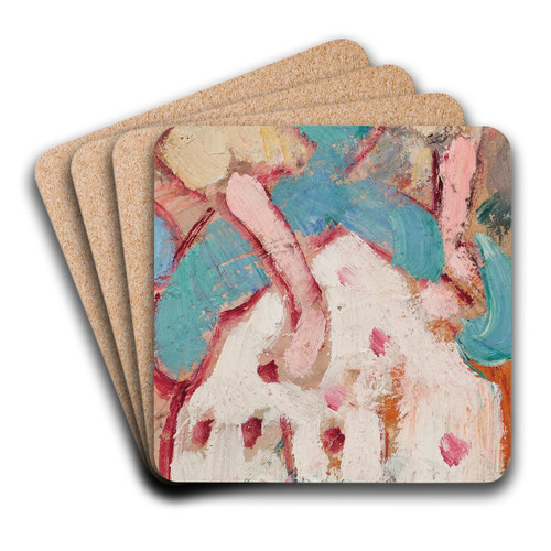 Columbine by Louis Valtat Art Drink Coaster set Columbine by Louis Valtat Art Drink Coaster set