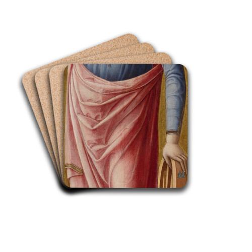 Saint Catherine Of Alexandria by Bartolomeo Vivarini Drink Coasters - set of 4