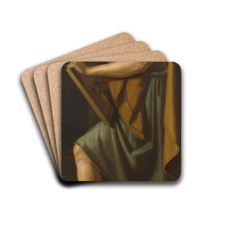 Apothekenladenschilder 2 by Ferdinand Georg Waldmller Drink Coasters - set of 4