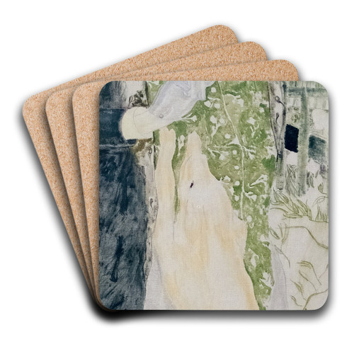 Portrait of Mr.Jones by Ernst Josephson Art Drink Coaster set