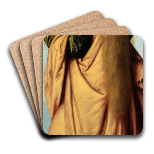 Mary Magdalene by Moretto Da Brescia Art Drink Coaster set Mary Magdalene by Moretto Da Brescia Art Drink Coaster set