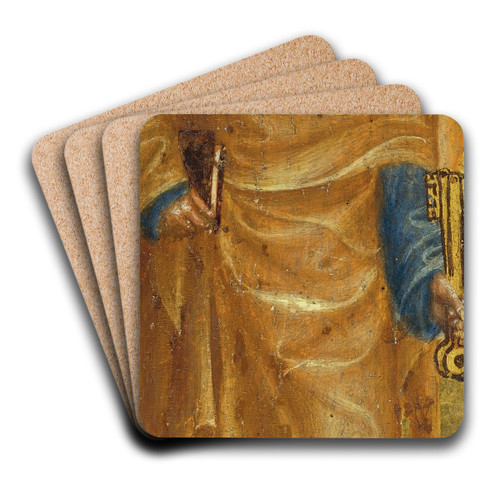 Saint Peter by Gentile da Fabriano Art Drink Coaster set