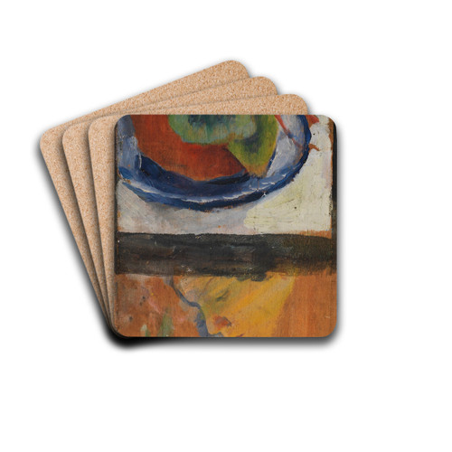 Alpenveilchen by August Macke Drink Coasters - set of 4