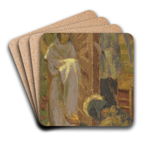 Visitation by Paul Srusier Art Drink Coaster set