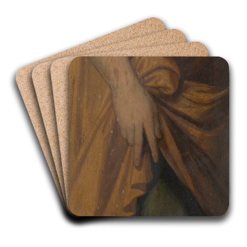 Sibyl from Delphi by Lambert Van Noort Art Drink Coaster set