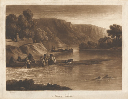 Meuse and Sambre, from the Gate of the Sambre (1822) by George Arnald Art Print Download 2
