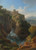 The falls of Tivoli with the Temple of the Sibyl and figures resting in the foreground by Jan Frans Van Bloemen Art Print Download
