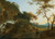 An Italianate Landscape With A Traveller On A Path By A Waterfall by Adam Pynacker Art Print Download