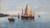 Digital Print - Fischerboote by Hans Johann Wagner
