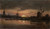 Digital Print - The Oder near Swinemnde in Moonlight by Johan Christian Dahl