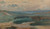 Digital Print - Une mare dans les dunes, le soir, Siouville by Alphonse Osbert