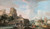 Digital Print - River Landscape With A Capriccio View Of The Ponte Rotto, Rome by Luca Carlevarijs