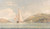Digital Print - Boat Sailing to the Left with Mountains in the Background by John Christian Schetky