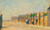 Digital Print - OuvriersEnfonant Des Pieux by Georges Seurat