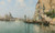 Digital Print - At The Mouth Of The Grand Canal, Santa Maria Della Salute In The Distance by Emilio Snchez-Perrier