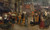 Digital Print - Within the Walls of Antwerp in 1550 by Charles Boom
