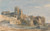 Digital Print - The Cathedral and Palace of the Popes, Avignon by Thomas Hartley Cromek