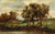 Digital Print - Untitled (man with cows grazing near pond with house and trees in background) by Edward Mitchell Bannister