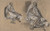 Digital Print - Two Studies of a Seated Arab with a Pipe by Alexandre-Gabriel Decamps