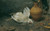 Digital Print - Stillleben mit totem Huhn und Krug by August von Pettenkofen