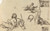 Digital Print - Figure Studies of a Man Rising From the Ground by Benjamin Robert Haydon