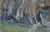 Digital Print - Wave Breaking at the Rocks by Ernst Schiess