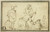 Digital Print - Two Soldiers, Woman with Jug and Child by Adriaen Brouwer