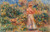 Digital Print - Landscape with Woman in Pink and White (Paysage avec femme en rose et blanc) by Pierre-Auguste Renoir