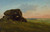 Digital Print - Evening landscape with a dolmen. Study by Carlo Dalgas