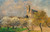 Digital Print - Blossoming Trees in Langenzersdorf by Marie Egner