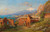 Digital Print - Blick vom antiken Theater in Taormina auf den tna by Carl Wuttke