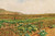 Digital Print - A Vegetable Field with a Hare and a Hunter in the Background by Stefan Simony