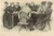 Digital Print - A game of checkers in Munich by Charles Dana Gibson