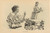 Digital Print - The morning note by Charles Dana Gibson