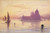 Digital Print - Santa Maria della Salute, Venice, at Sunset by Edward Lear