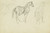 Digital Print - Three horse studies by Thodore Gricault