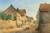 Digital Print - Village Road With Many Decorative Figures by Carl Lafite