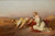 Digital Print - Hagar und Ismael in der Wste by Josef Straka
