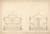 Digital Print - Design for a Chapel at Enfield; Transverse Sections of the East and West End by Lewis Vulliamy