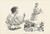 Digital Print - The morning note by Charles Dana Gibson