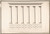 Digital Print - Ionic Colonnade (6 Columns) on Rusticated Base by Antonio Maria Visentini