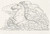 Digital Print - Paard in zee by Leo Gestel