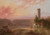 Digital Print - View of Lake Nemi atSunset by Joshua Shaw