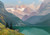 Digital Print - Lake Gosau with the Dachstein by Toni Haller