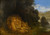 Digital Print - Two Lions In A Cave by Wilhelm Kuhnert