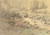 Digital Print - Landscape with Rocks in a River by Eduard Peithner von Lichtenfels